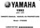 Yamaha Blaster 200 Owner`s Manual
